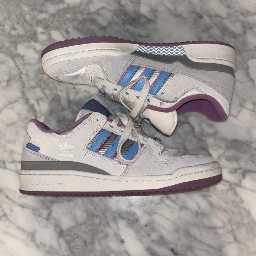 Adidas Pink and Blue forum ADV, size 9M, NO BOX